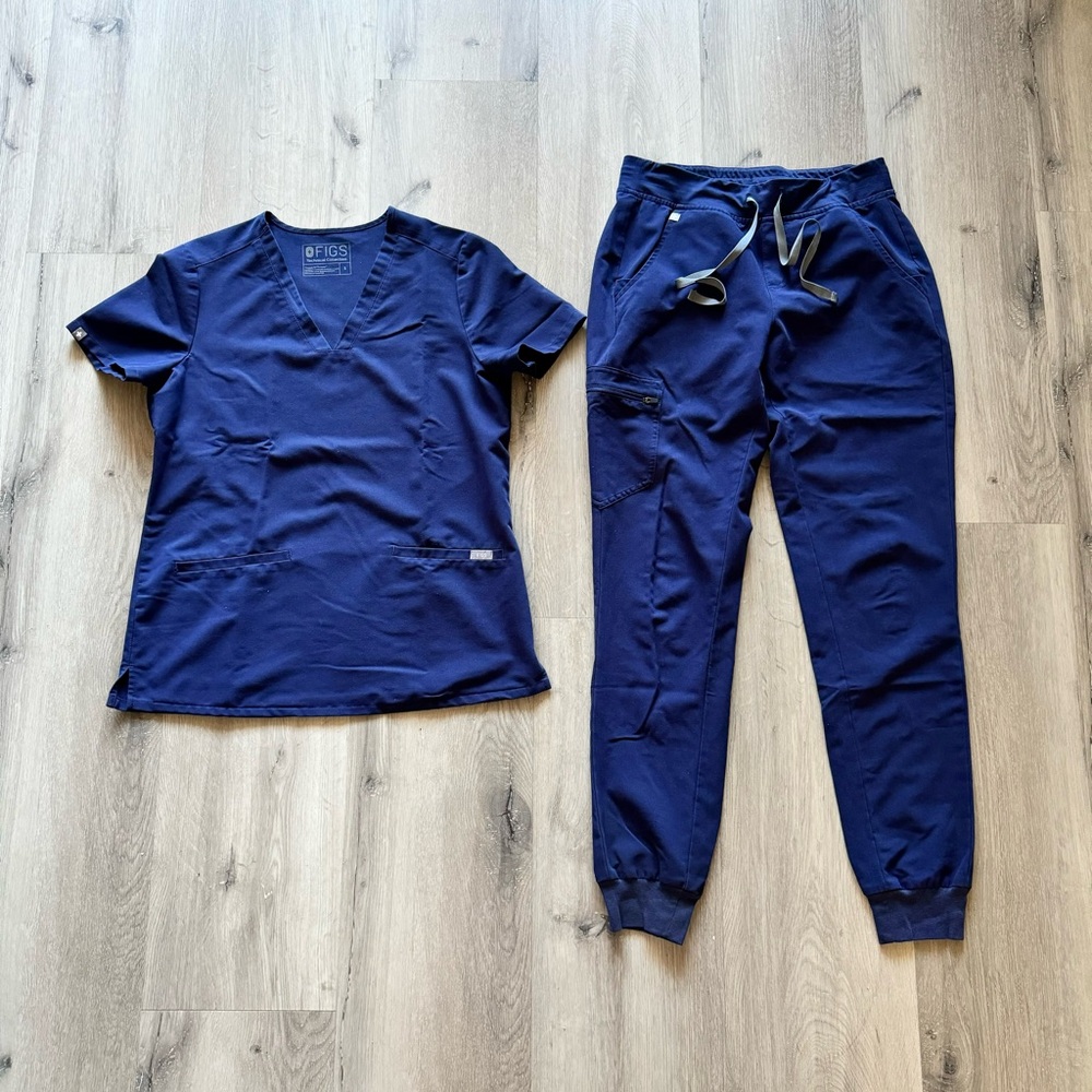 Figs Navy Blue Casma Zamora Jogger Scrubs